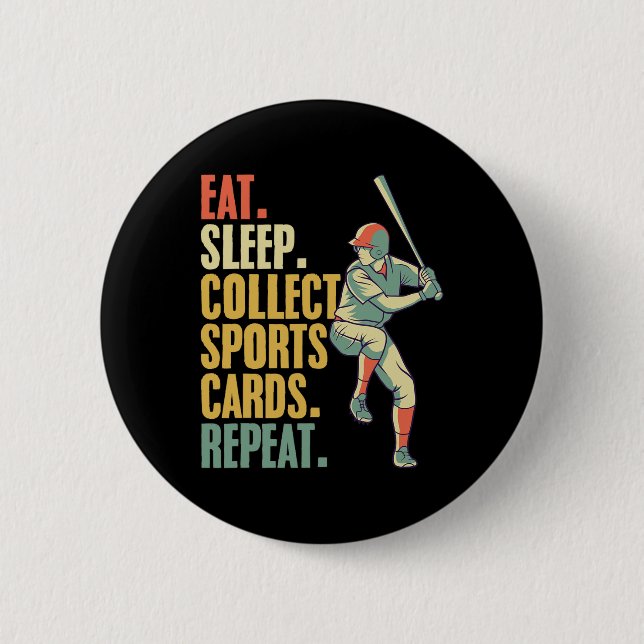 Sportkarte Sammeln Basketball Baseball Card Co Button (Vorderseite)