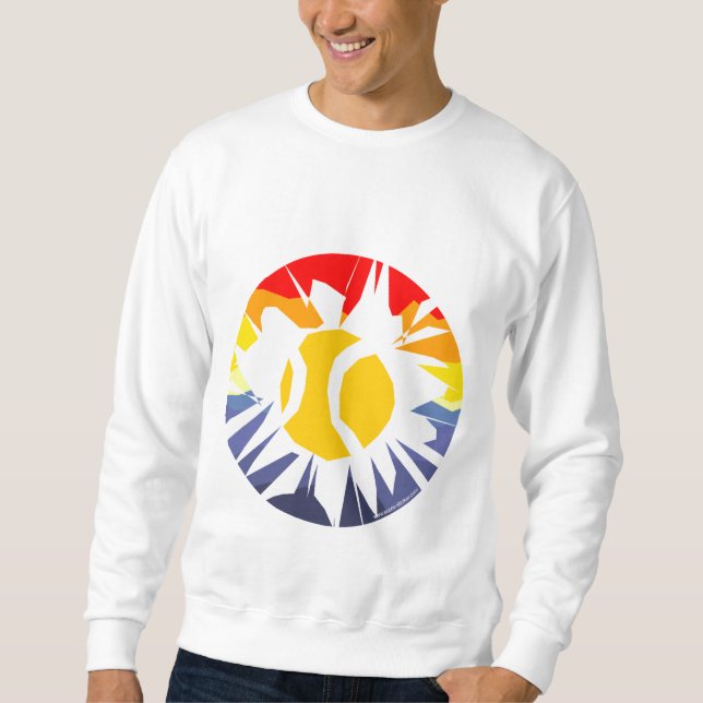 Sportkleidung für Männer | Tennispulli mit Druck Sweatshirt (Vorderseite)