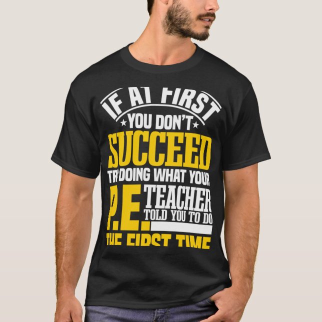 Sportlehrer Gym Trainer Physische Bildung T-Shirt (Vorderseite)