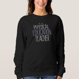 Sportlehrer Mama Süße Farbige Herz Sweatshirt