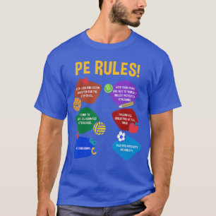 Sportlehrer Sportunterricht Regeln Schulturnhalle  T-Shirt