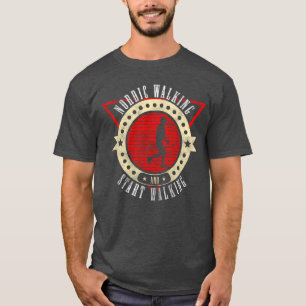 Sportler beim Gehen vintage lustig T-Shirt