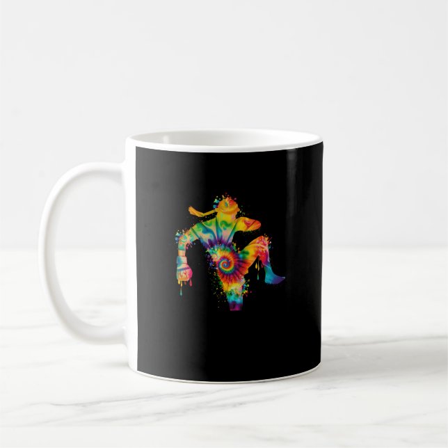 Sportler Muay Thai Boxing Boxer Gefärbte Krawatte  Kaffeetasse (Links)