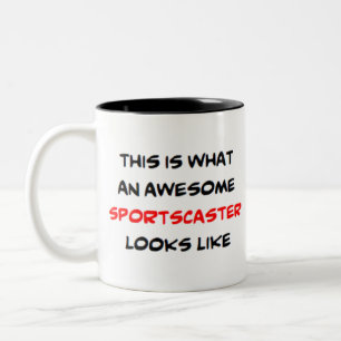 Sportler, phantastisch zweifarbige tasse