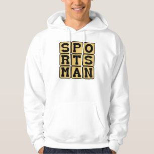 Sportler, teilnehmender Spieler Hoodie