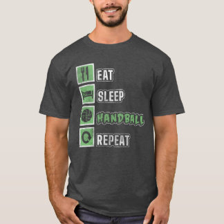 Sportler Ziel Beachhandball Familie Freunde T-Shirt