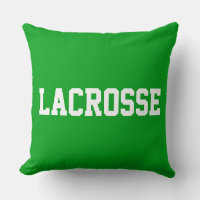 Sportlich fettes Weiß LACROSSE Text auf strahlende