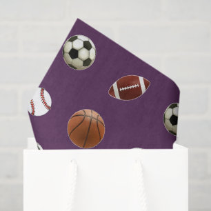 Sportlich gestaltetes Geschenk-Tissue-Papier Seidenpapier