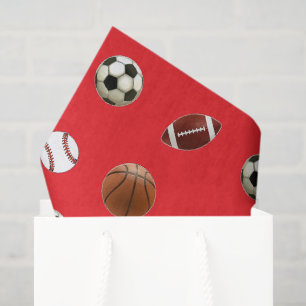 Sportlich gestaltetes Geschenk-Tissue-Papier Seidenpapier