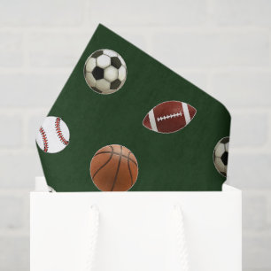 Sportlich gestaltetes Geschenk-Tissue-Papier Seidenpapier