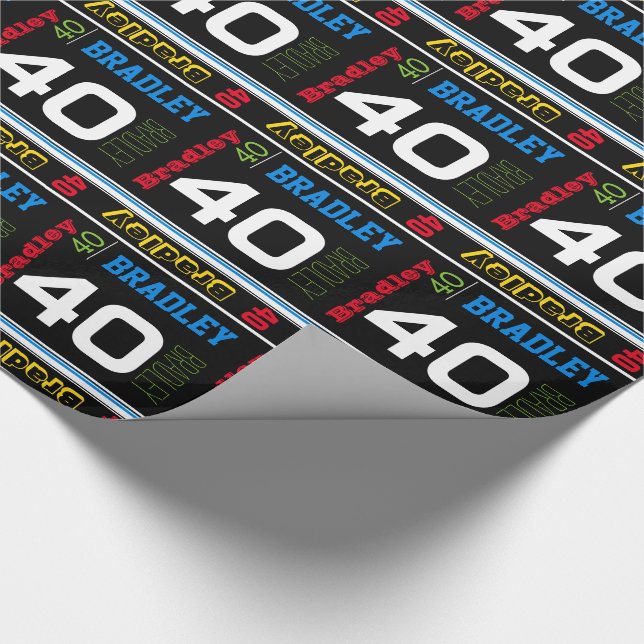 Sportlich personifizieren Sie bunte Geschenkpapier (Ecke)