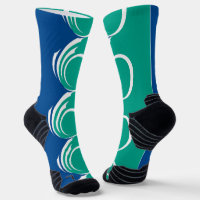 Sportliche Crew-Socke mit Flagge von Ottawa, Kanad