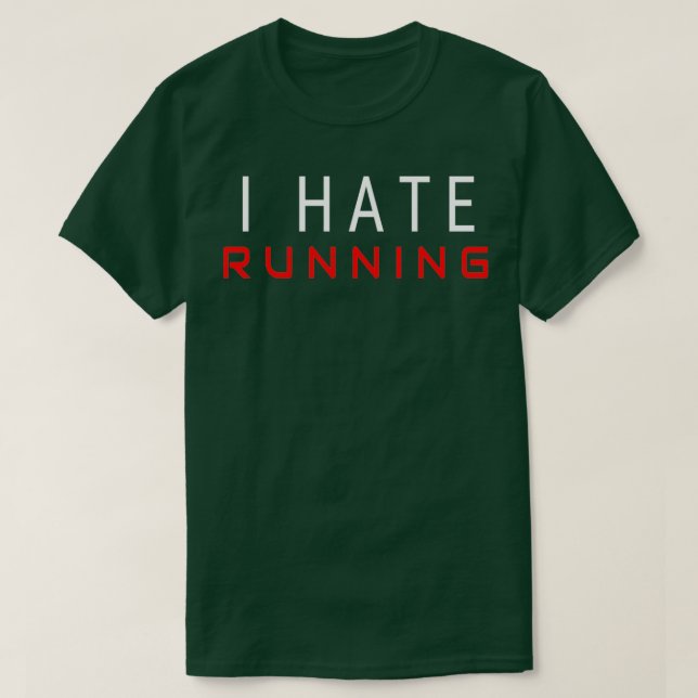 Sportliche Fitness als Gesundheitsgeschenk hassen T-Shirt (Design vorne)