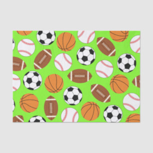 Sportliche Geburtstagsparty Kinder Niedlich Seidenpapier