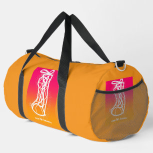 Sportliche Leichtathletikreise mit den Top Sneaker Duffle Bag