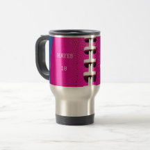 Sportliche Mama Hot Pink Football