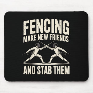 Sportliche Neuheit für Männer Frauen Fencer Fencin Mousepad