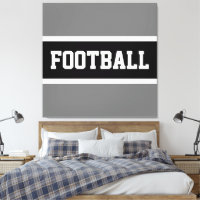 Sportliche Sportler Schwarz-weiß Grau FUSSBALLStre