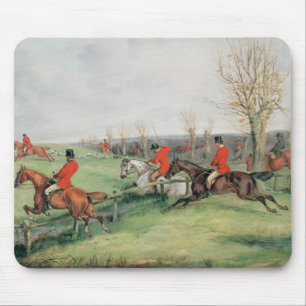 Sportliche Szene, 19. Jahrhundert Mousepad