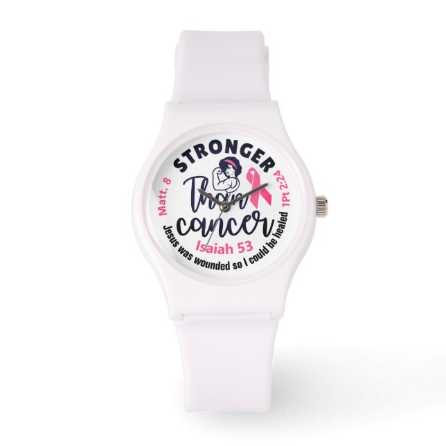Sportliche weiße Silikon Damenuhr Armbanduhr (Vorderseite)