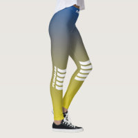 Sportlicher mit Monogramm gelber Farbverlauf