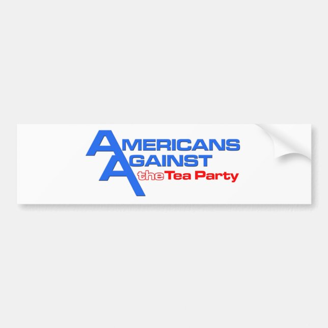 Sportliches AATTP Logo auf Weiß Autoaufkleber (Vorne)