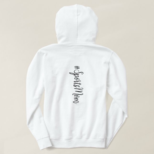 Sportliches Mama Sweatshirt, mit Kindern zum Sport Hoodie (Design Rückseite)