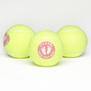 Sportliches Tennis-Baby-Duschbad Party für Neugebo Tennisbälle