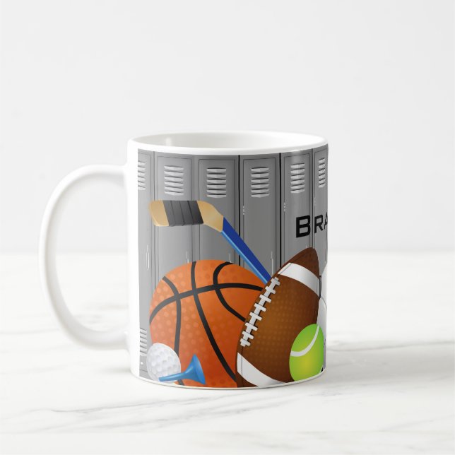 Sportlocker Zimmer Design Tasse Kaffee (Links)