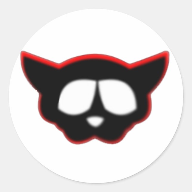 Sportlogo-Aufkleber Runder Aufkleber (Vorderseite)