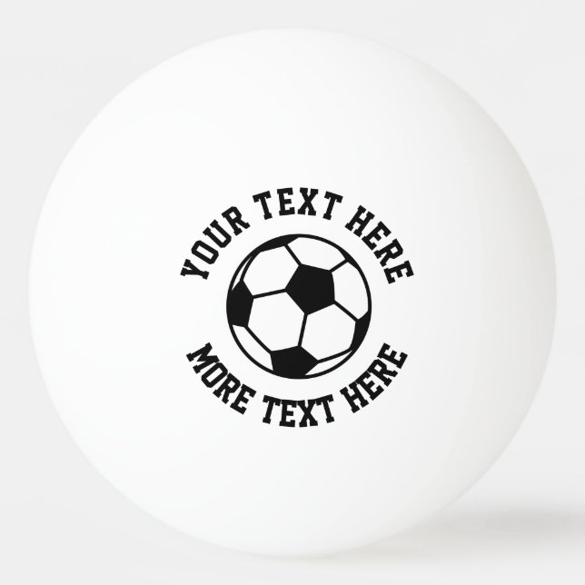 Sportlogo-Tischtennis Tischtennisball (Vorderseite)