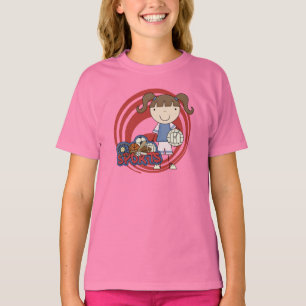 Sportmädchen Volleyball-Hemden und Geschenke T-Shirt