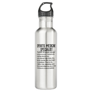 Sportmediziner Edelstahlflasche