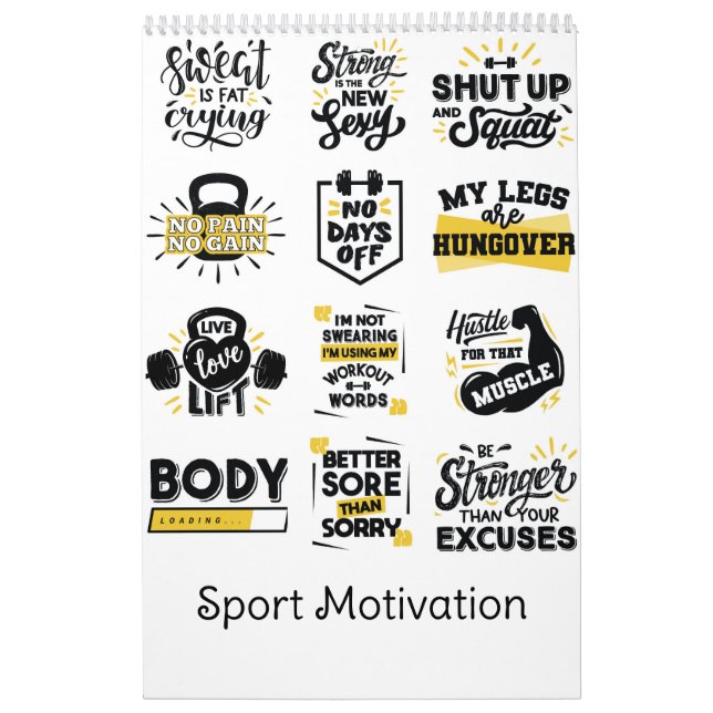 Sportmotivation Kalender (Titelbild)