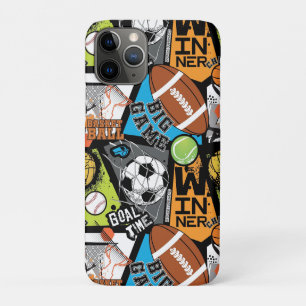 Sportmuster mit Bällen Case-Mate iPhone Hülle