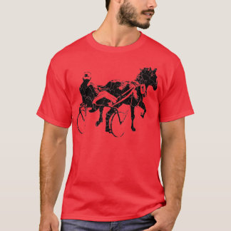 Sportpferde Race Harness Racing Geschenk T-Shirt