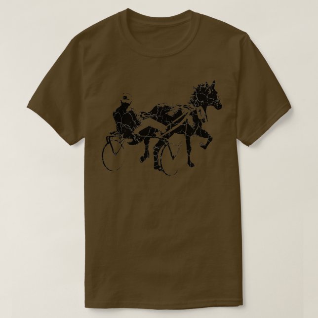 Sportpferde Race Harness Racing T - Shirt Geschenk (Design vorne)