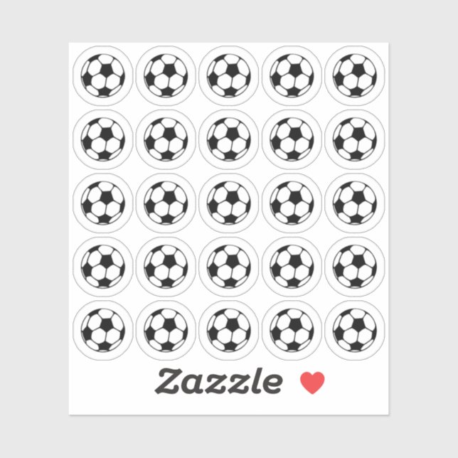 Sportplaner für Fußball / Scrapbooking Aufkleber (Blatt)