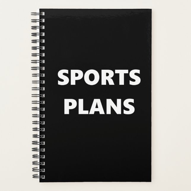 Sportplaner Sportthema Sportpläne Planer (Vorderseite)