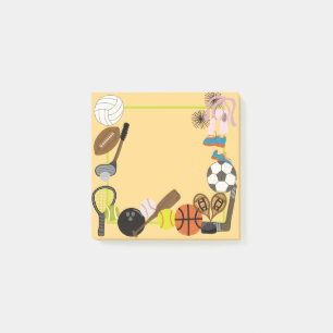 Sportpost - Anmerkung Post-it Klebezettel