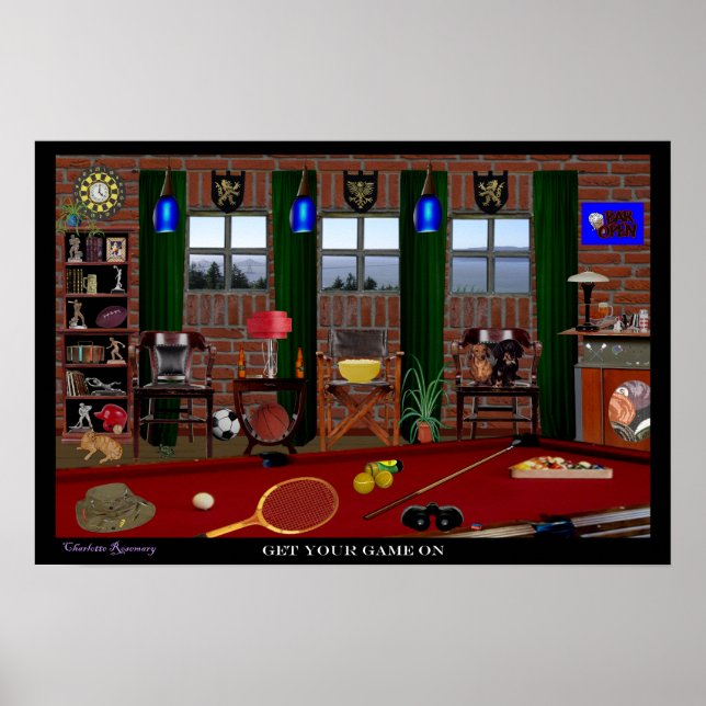 Sportraum 22,5 x 15 poster (Vorne)