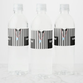Sportreferent mit Whistle Water Flasche Label