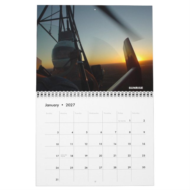 SPORTROTORKRAFT 2011 KALENDER (Jan 2027)