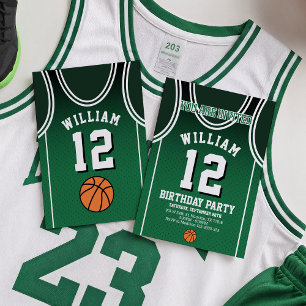 Sports 12 Anniversaire Fête Invitation