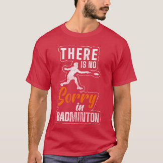 Sports Badminton Schläger Badminton Spiel Freund F T-Shirt