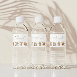 Sports bear baby shower, we can bearly wait