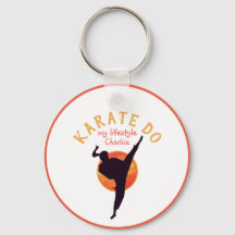 Sports Black Girl Silhouette Martial Arts Karate