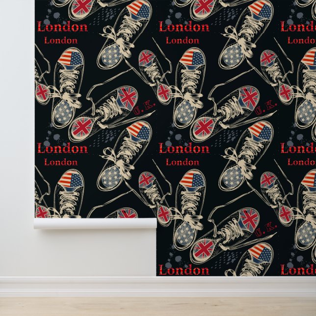 Sports Boots Fashion Pattern  Tapete (Anwendung)