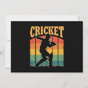 Sports Cricket Player - Das Spiel des Gentleman Einladung