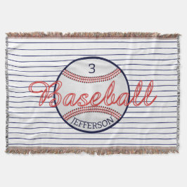 Sports de baseball Jetez la couverture avec le num